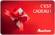 €10 Auchan une Carte Cadeau