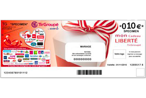 €10 Tir Groupé un Chèque Cadeau