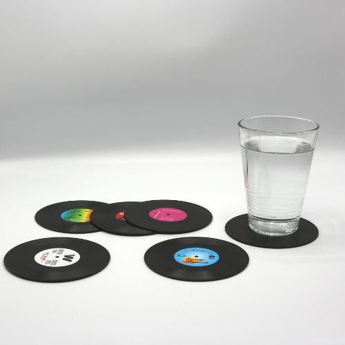 Kit de 6 sous-verres Vinyle